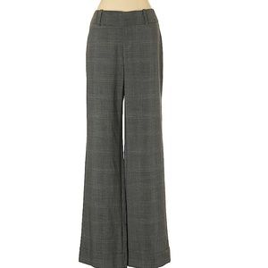 Gray, Plaid Dress Pants [Banana Republic]